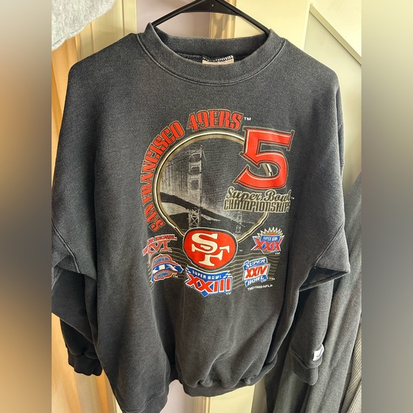 San Francisco 49ers vintage 5 time champion superbowl Sweatshirt XL men’s 1995